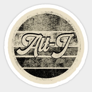 Alt-J Drawing Sticker